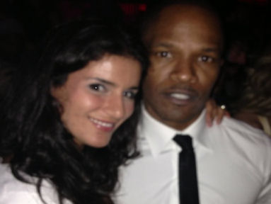 Lydia with Jamie Foxx  | Lyan Alliance | marketing & management consulting